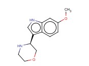 3-((3S)MORPHOLIN-3-YL)-<span class='lighter'>6-METHOXYINDOLE</span>