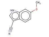 6-<span class='lighter'>甲</span><span class='lighter'>氧基</span>-1H-<span class='lighter'>吲哚</span>-3-<span class='lighter'>甲</span>腈