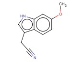 6-<span class='lighter'>甲</span><span class='lighter'>氧基</span><span class='lighter'>吲哚</span>-3-乙腈