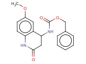 BENZYL 1,2,3,4-TETRAHYDRO-6-METHOXY-2-OXOQUINOLIN-4-YLCARBAMATE