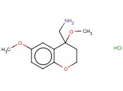 2H-1-BENZOPYRAN-4-METHANAMINE, 3,4-DIHYDRO-4,6-DIMETHOXY-, HYDROCHLORIDE (1:1)
