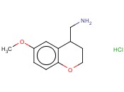 2H-1-BENZOPYRAN-4-METHANAMINE, 3,4-DIHYDRO-6-METHOXY-, HYDROCHLORIDE (1:1)