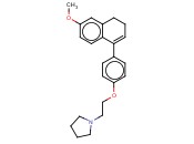 1-{2-[4-(6-甲氧基-3,4-二氢-1-naftyl)fenoxy]乙基}<span class='lighter'>吡咯烷</span>