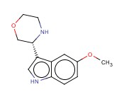 3-((3R)MORPHOLIN-3-YL)-5-<span class='lighter'>METHOXYINDOLE</span>
