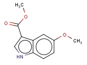 5-<span class='lighter'>甲</span><span class='lighter'>氧基</span>-1H-<span class='lighter'>吲哚</span>-3-甲酸<span class='lighter'>甲</span>酯