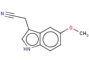 5-<span class='lighter'>甲</span>氧基-3-吲哚<span class='lighter'>乙</span><span class='lighter'>腈</span>