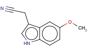 5-<span class='lighter'>甲</span>氧基-3-吲哚<span class='lighter'>乙</span><span class='lighter'>腈</span>