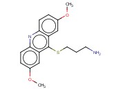 3-(2,7-DIMETHOXYACRIDIN-9-YLTHIO)PROPAN-1-AMINE