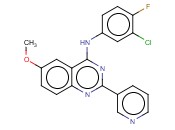 N-(3-CHLORO-4-FLUOROPHENYL)-6-METHOXY-2-(PYRIDIN-3-YL)QUINAZOLIN-4-AMINE