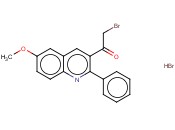 3-(2-BROMOACETYL)-6-METHOXY-2-PHENYLQUINOLINE <span class='lighter'>HYDROBROMIDE</span>