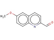 6-METHOXY-2-<span class='lighter'>QUINOLINECARBOXALDEHYDE</span>