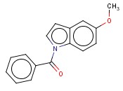 1H-INDOL-5-OL, ME ETHER, N-BENZOYL