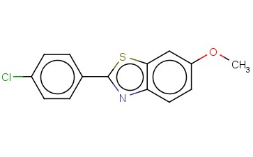 2-(4-CHLOROPHENYL)-6-METHOXY-1,3-BENZOTHIAZOLE