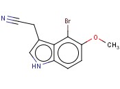 4-BROMO-5-<span class='lighter'>METHOXYINDOLE</span>-3-ACETONITRILE