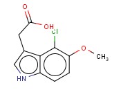 4-CHLORO-5-<span class='lighter'>METHOXYINDOLE</span>-3-ACETIC ACID