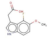 4-FLUORO-5-<span class='lighter'>METHOXYINDOLE</span>-3-ACETIC ACID