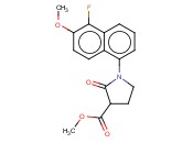 METHYL 1-(5-FLUORO-6-METHOXYNAPHTHALEN-1-YL)-2-OXOPYRROLIDINE-3-CARBOXYLATE