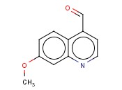 <span class='lighter'>4-QUINOLINECARBOXALDEHYDE</span>, 7-METHOXY-
