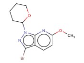 3-BROMO-1-(TETRAHYDRO-2H-PYRAN-2-YL)-6-METHOXY-1H-PYRAZOLO[3,4-B]PYRIDINE