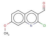2-CHLORO-7-<span class='lighter'>METHOXY</span>-QUINOLINE-3-CARBALDEHYDE