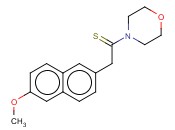 4-[2-(6-甲氧基-2-萘<span class='lighter'>基</span>)-1-硫代乙基]<span class='lighter'>吗</span><span class='lighter'>啉</span>