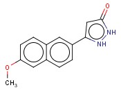 3H-PYRAZOL-3-ONE, 1,2-DIHYDRO-5-(6-METHOXY-2-NAPHTHALENYL)-