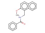 N-(2-METHOXY-NAPHTHALEN-1-YLMETHYL)-BENZAMIDE
