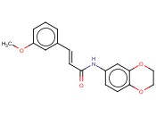 (2E)-N-(2,3-DIHYDRO-1,4-BENZODIOXIN-6-YL)-3-(3-METHOXYPHENYL)-2-PROPENAMIDE