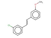 3-氯-3'-甲氧基二<span class='lighter'>苯乙烯</span>