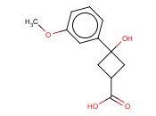 3-HYDROXY-3-(3-METHOXYPHENYL)CYCLOBUTANECARBOXYLIC ACID