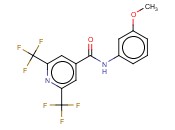 N-(3-METHOXYPHENYL)-2,6-BIS(TRIFLUOROMETHYL)<span class='lighter'>ISONICOTINAMIDE</span>