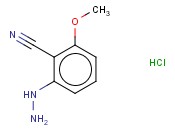 2-HYDRAZINYL-6-<span class='lighter'>METHOXYBENZONITRILE</span> HYDROCHLORIDE