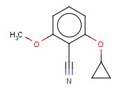 2-CYCLOPROPOXY-6-<span class='lighter'>METHOXYBENZONITRILE</span>