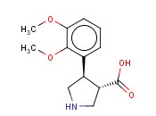 (3S,4R)-4-(2,3-二甲氧基苯基)<span class='lighter'>吡咯烷</span>-3-羧酸