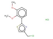 4-（氯甲基）-2-（2,3-二<span class='lighter'>甲</span>氧基苯基）-1,3-噻唑<span class='lighter'>盐酸盐</span>