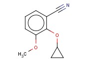 2-CYCLOPROPOXY-3-<span class='lighter'>METHOXYBENZONITRILE</span>