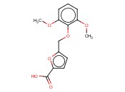5-[(2,6-DIMETHOXYPHENOXY)METHYL]-<span class='lighter'>2-FUROIC</span> ACID