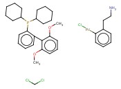 CHLORO(2-DICYCLOHEXYLPHOSPHINO-2',6'-DIMETHOXY-1,1'-BIPHENYL)[2-(2-AMINOETHYLPHENYL)]PALLADIUM(II) DICHLOROMETHANE ADDUCT