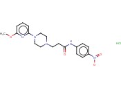 1-哌嗪丙酰胺,4-(6-甲氧基-2-<span class='lighter'>吡啶</span>基)-N-(4-硝基苯基)-,<span class='lighter'>盐酸盐</span>