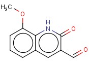 1,2-DIHYDRO-8-METHOXY-2-OXO-3-<span class='lighter'>QUINOLINECARBOXALDEHYDE</span>