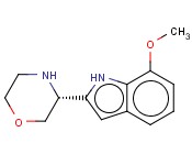 2-((3R)MORPHOLIN-3-YL)-7-<span class='lighter'>METHOXYINDOLE</span>