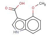 4-<span class='lighter'>甲</span><span class='lighter'>氧基</span>-1H-吲哚-3-甲酸