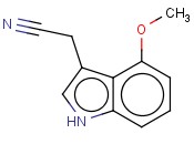 4-<span class='lighter'>甲</span><span class='lighter'>氧基</span><span class='lighter'>吲哚</span>-3-乙腈