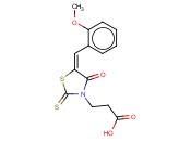 3-[5-(2-METHOXY-BENZYLIDENE)-4-OXO-2-THIOXO-THIAZOLIDIN-3-YL]-PROPIONIC ACID