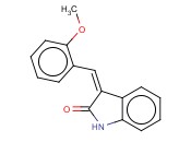 1,3-DIHYDRO-3-[(2-METHOXYPHENYL)METHYLENE]-2H-INDOL-2-ONE