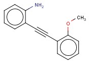 2-(2-(2-METHOXYPHENYL)<span class='lighter'>ETHYNYL</span>)<span class='lighter'>BENZENAMINE</span>