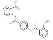 2-((4-[(2-METHOXYBENZOYL)AMINO]BENZOYL)AMINO)BENZOIC ACID