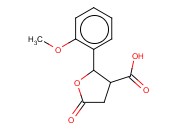 2-(2-<span class='lighter'>甲</span>氧基<span class='lighter'>苯基</span>)-5-<span class='lighter'>氧</span>代四氢呋喃-3-羧酸