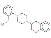 1-(3,4-二氢-2H-色烯-3-基)-4-(2-<span class='lighter'>甲</span><span class='lighter'>氧</span><span class='lighter'>苯基</span>)哌嗪