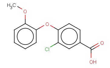 3-CHLORO-4-(2-METHOXYPHENOXY)BENZOIC ACID